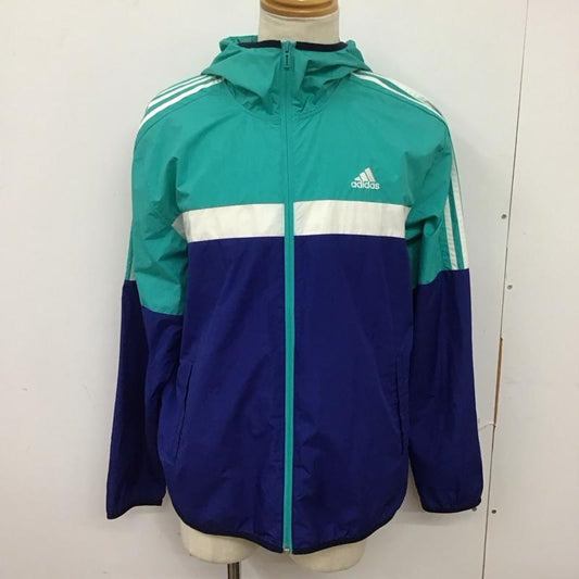 アディダス adidas ジャケット、上着 ジャケット、ブレザー DH3996 フード付き フーディー フルジップ スポーツウェア climastorm ロゴ、文字 白 / ホワイト / X 青 / ブルー / X 水色 / ライトブルー /  メンズ USED 古着 中古 10126014