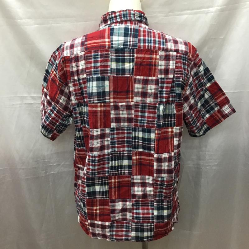 エディーバウアー Eddie Bauer シャツ、ブラウス 半袖 ボタンダウン 胸ポケット プルオーバー M チェック マルチカラー / マルチカラー /  メンズ USED 古着 中古 10111585