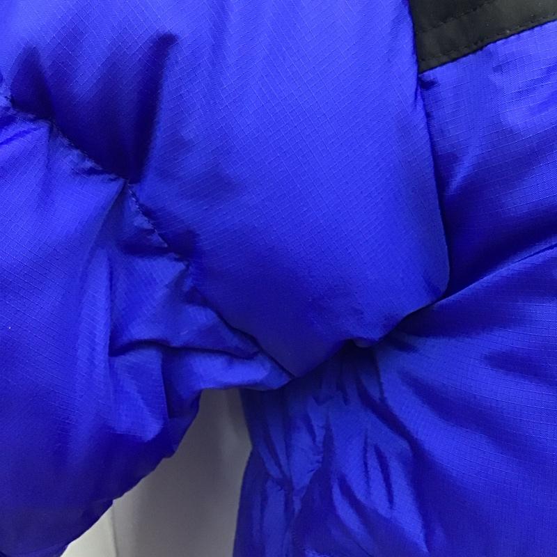 ザノースフェイス THE NORTH FACE ジャケット、上着 ダウンジャケット ND91841 NUPTSE DOWN JAKCET L ロゴ、文字 青 / ブルー / X 黒 / ブラック /  メンズ USED 古着 中古 10124440