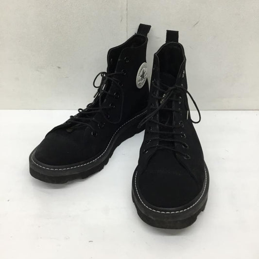 コンバース CONVERSE スニーカー スニーカー UEDE ALL STAR LONGLIFE HI 1CL884 スエードオールスターロングライフHI 25.5cm ロゴ、文字 黒 / ブラック /  メンズ USED 古着 中古 10136334