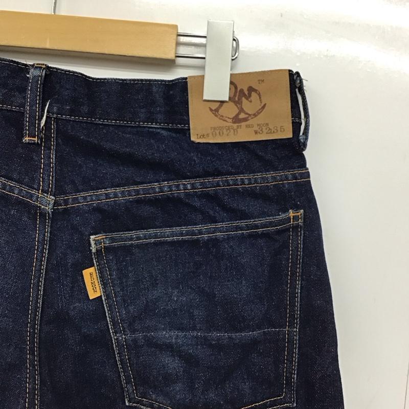 レッドムーン REDMOON パンツ デニム、ジーンズ デニムパンツ ワイドパンツ カジュアルパンツ 32インチ 無地 インディゴ / インディゴ /  メンズ USED 古着 中古 10150073