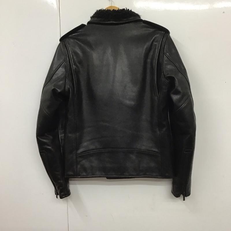エヌハリウッド N.HOOLYWOOD ジャケット、上着 ジャケット、ブレザー ライダースジャケット ジップアップジャケット アウター カラージャケット 38 無地 黒 / ブラック /  メンズ USED 古着 中古 10113794