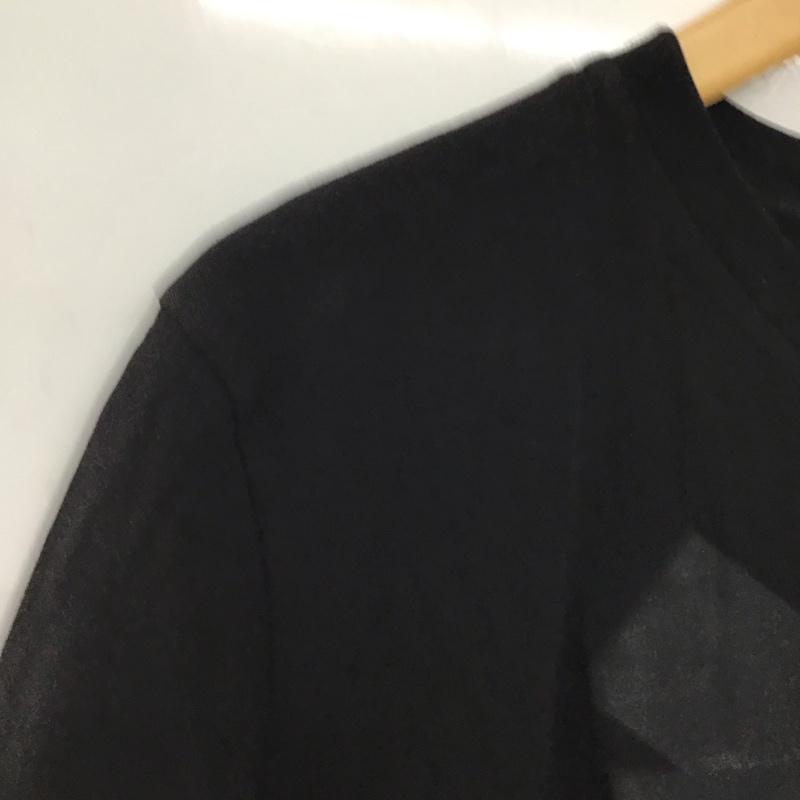 ディーゼル DIESEL Tシャツ 半袖 半袖カットソー プリントTシャツ クルーネックカットソー L ロゴ、文字 黒 / ブラック /  メンズ USED 古着 中古 10148987