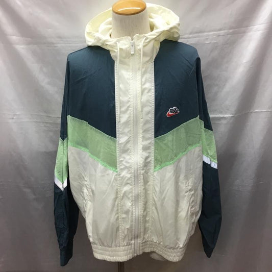 ナイキ NIKE ジャケット、上着 ジャンパー、ブルゾン cz0782-133 ウインドフルジップ ウィンドランナーフーディジャケット スポーツウェア XXL ロゴ、文字 マルチカラー / マルチカラー /  メンズ USED 古着 中古 10114624