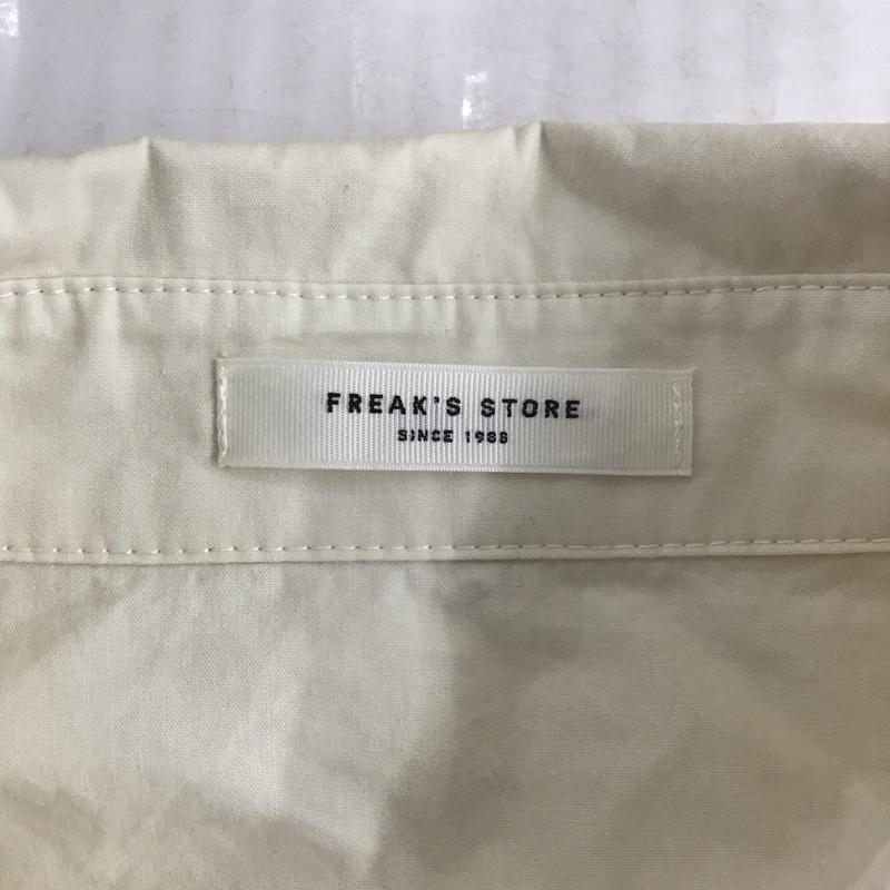 フリークスストア FREAK S STORE シャツ、ブラウス 長袖 1146248900838 ショート丈 クロップド丈 FREE 無地 アイボリー / アイボリー /  レディース USED 古着 中古 10122656