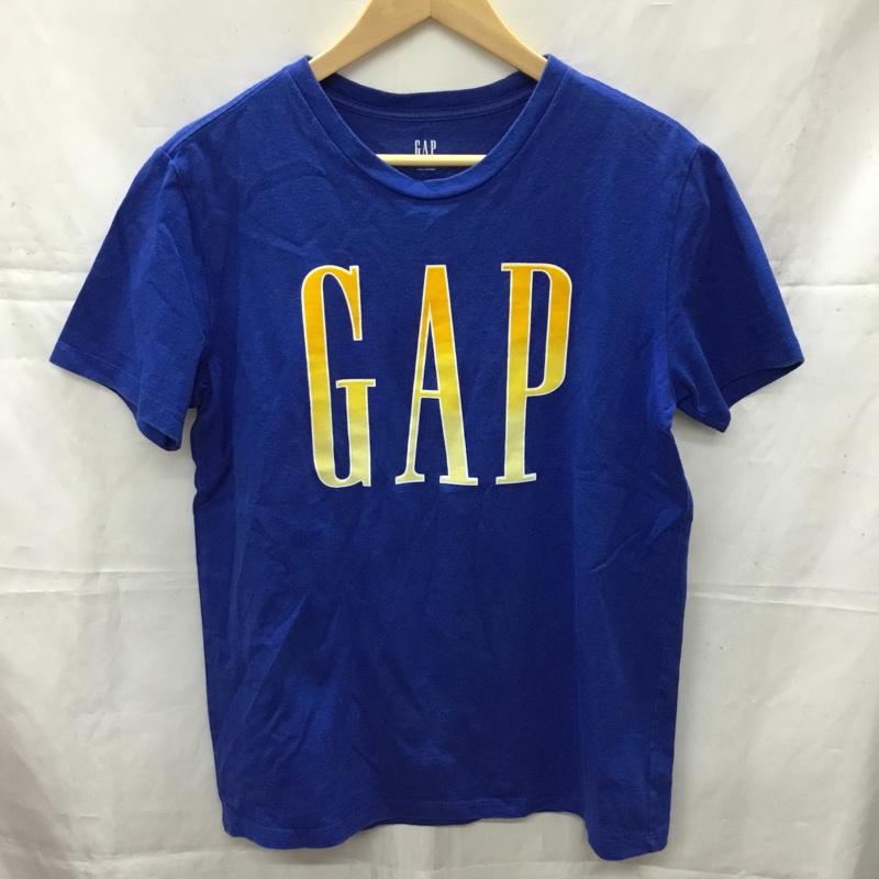 ギャップ GAP Tシャツ 半袖 S プリント 青 / ブルー /  メンズ USED 古着 中古 10110605