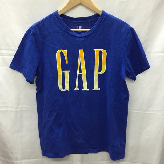 ギャップ GAP Tシャツ 半袖 S プリント 青 / ブルー /  メンズ USED 古着 中古 10110605