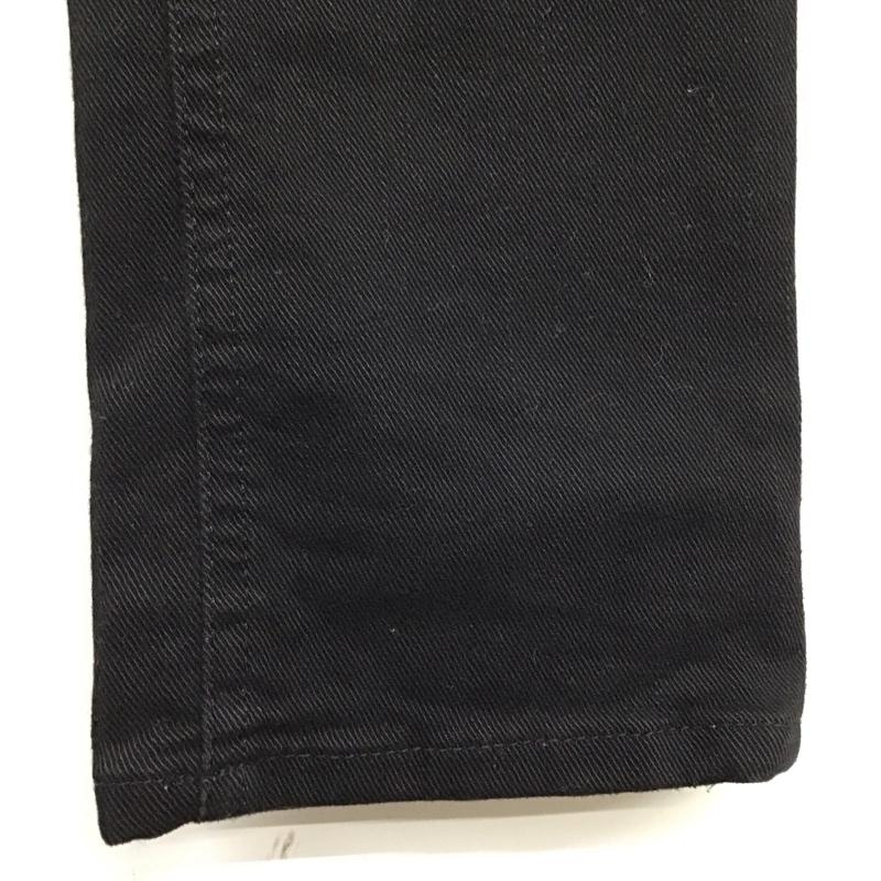 エイプリル77 APRIL77 パンツ デニム、ジーンズ デニムパンツ スリムパンツ ストレッチパンツ ジーンズ 27インチ 無地 黒 / ブラック /  メンズ USED 古着 中古 10119705