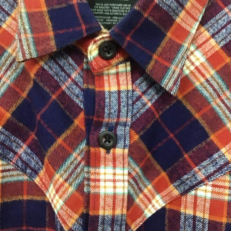 クライミー CRIMIE シャツ、ブラウス 長袖 長袖シャツ チェックシャツ カラーシャツ L チェック マルチカラー / マルチカラー /  メンズ USED 古着 中古 10133079