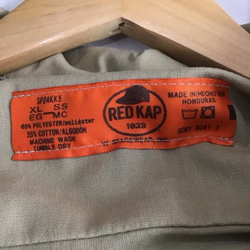 レッドキャップ RED KAP シャツ、ブラウス 半袖 半袖シャツ 無地シャツ ポケットシャツ XL 無地 ベージュ / ベージュ /  メンズ USED 古着 中古 10150049