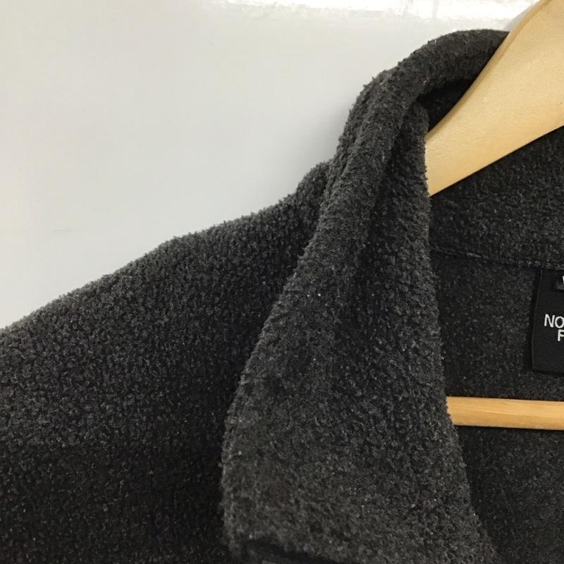 ザノースフェイス THE NORTH FACE ジャケット、上着 ジャケット、ブレザー na-3295 フリースジャケット スタンドネック アウター L ロゴ、文字 灰 / グレー /  メンズ USED 古着 中古 10133267