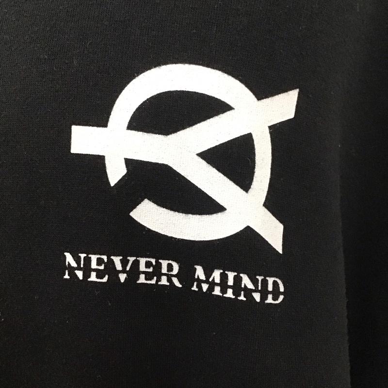 オーワイ OY Tシャツ 半袖 バックファスナー クルーネック ロゴ、文字 黒 / ブラック /  メンズ USED 古着 中古 10109754