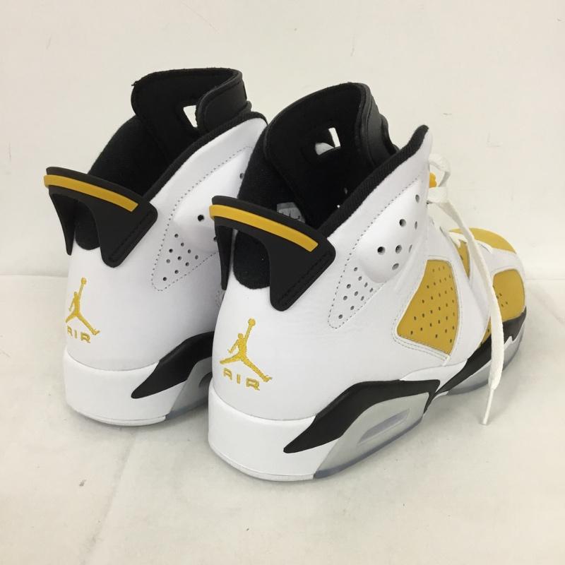 ナイキ NIKE スニーカー スニーカー CT8529-170 AIR JORDAN 6 RETRO 28cm 箱有 28.0cm ロゴ、文字 白 / ホワイト / X 黒 / ブラック / X 黄 / イエロー /  メンズ USED 古着 中古 10129909