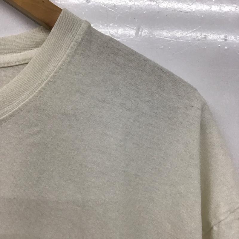 ステューシー STUSSY Tシャツ 半袖 半袖カットソー プリントTシャツ クルーネックカットソー XL プリント 白 / ホワイト /  メンズ USED 古着 中古 10133646