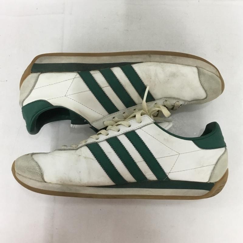 アディダス adidas スニーカー スニーカー G26687 COUNTRY OG 26.5cm 26.5cm ロゴ、文字 白 / ホワイト / X 緑 / グリーン /  メンズ USED 古着 中古 10136290