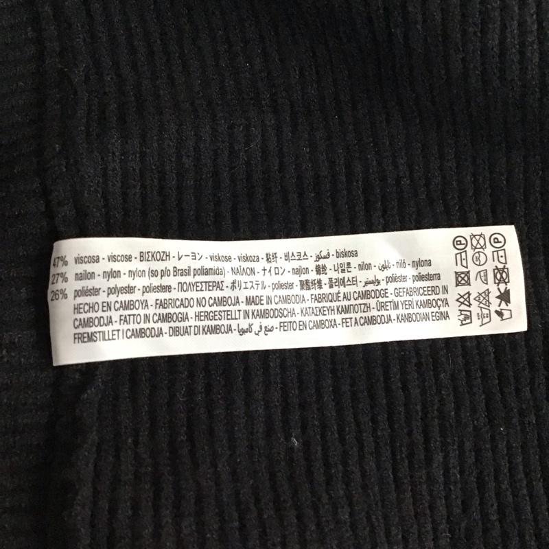 ザラ ZARA カーディガン 長袖 ガウン S 無地 黒 / ブラック /  レディース USED 古着 中古 10118503