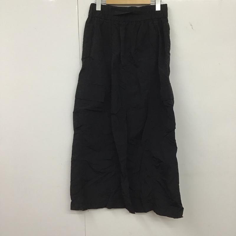 ザラ ZARA スカート ロングスカート XS 無地 黒 / ブラック /  レディース USED 古着 中古 10144226