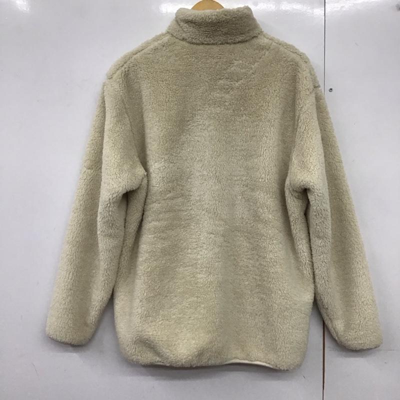 ユニクロ UNIQLO ジャケット、上着 ジャケット、ブレザー 341-463090 サステナモードファーリーフリースフルジップジャケット XL ロゴ、文字 白 / ホワイト /  メンズ USED 古着 中古 10141397