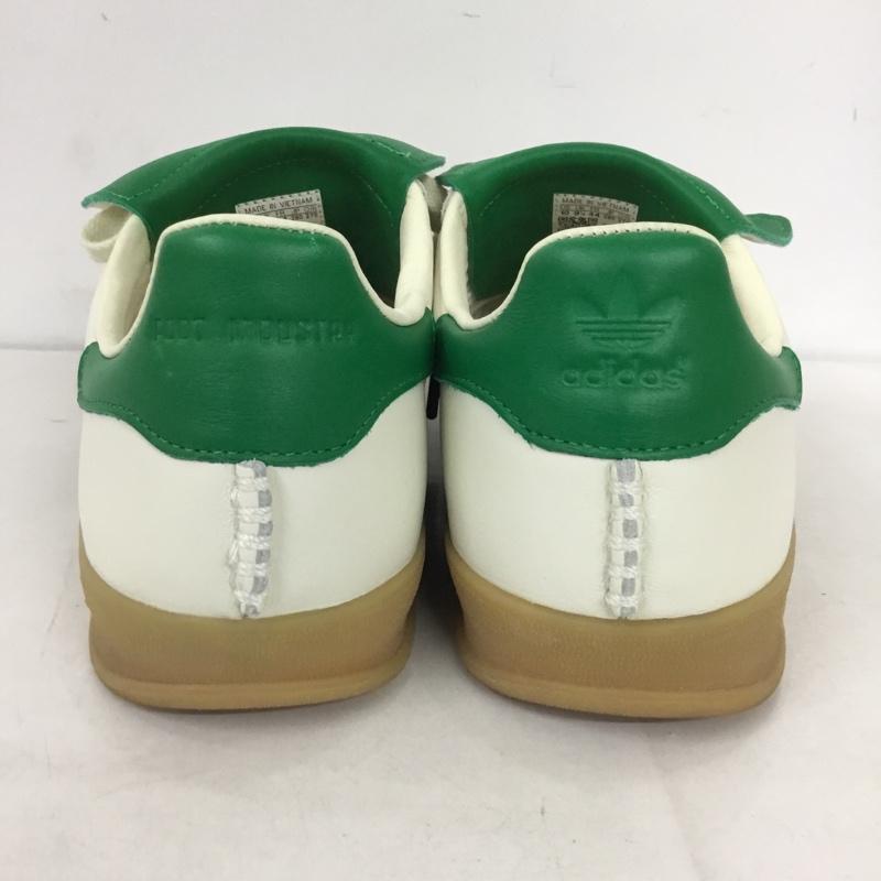 アディダス adidas スニーカー スニーカー ID3518 FOOT INDUSTRY GAZELLEINDOOR 28cm 箱有 28.0cm ロゴ、文字 オフホワイト / オフホワイト / X 緑 / グリーン /  メンズ USED 古着 中古 10131231