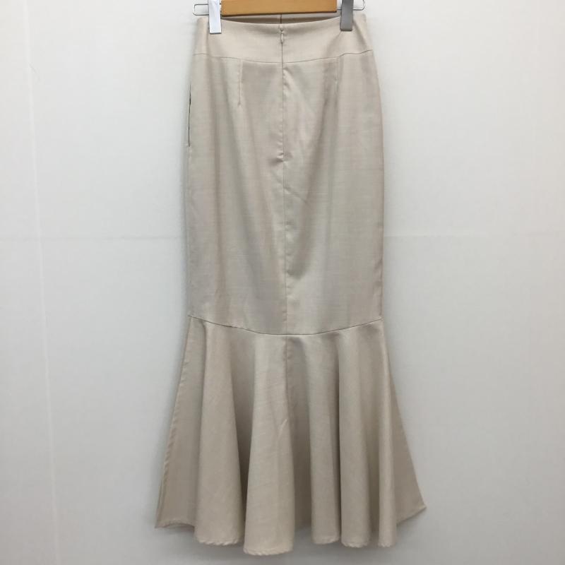 ユーズドクロージング used clothes スカート ロングスカート philme フィルム　マーメイドスカート S 無地 ベージュ / ベージュ /  レディース USED 古着 中古 10115038