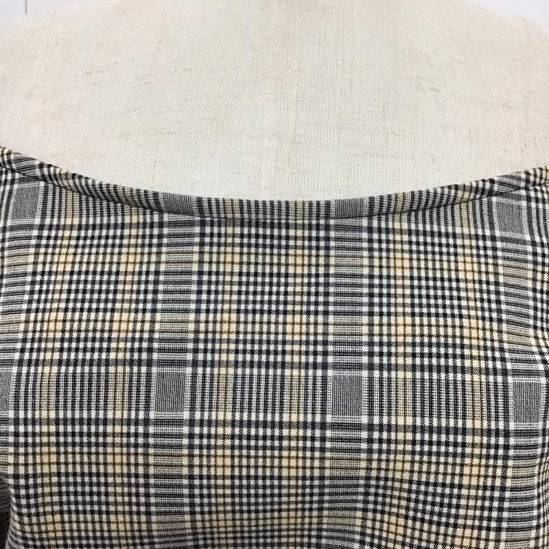 ザラベーシック ZARA BASIC ワンピース ロングスカート ベルト付き XS チェック マルチカラー / マルチカラー /  レディース USED 古着 中古 10116690