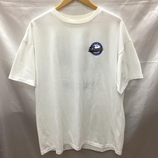 イング INGNI Tシャツ 半袖 231-100388-00 BACKサークルロゴチュニックTシャツ 半袖カットソー プリントTシャツ M プリント 白 / ホワイト /  レディース USED 古着 中古 10113322