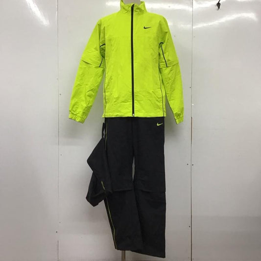ナイキ NIKE ウェア ウェア 617866-307 ゴルフ レインウェア ジャケット パンツ M ロゴ、文字 黄 / イエロー / X 黒 / ブラック /  メンズ USED 古着 中古 10142289