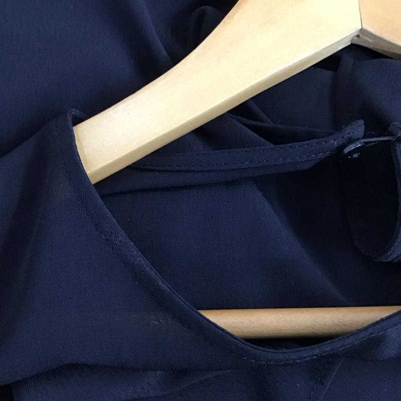 ザラベーシック ZARA BASIC シャツ、ブラウス 七分袖 XS 無地 黒 / ブラック /  レディース USED 古着 中古 10150046