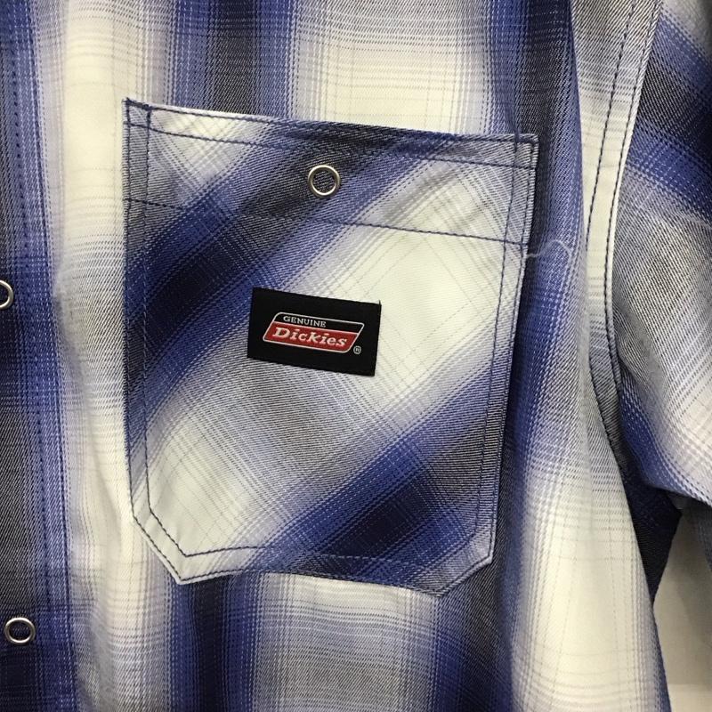 ディッキーズ Dickies シャツ、ブラウス 半袖 半袖シャツ チェックシャツ カラーシャツ L チェック マルチカラー / マルチカラー /  メンズ USED 古着 中古 10136865