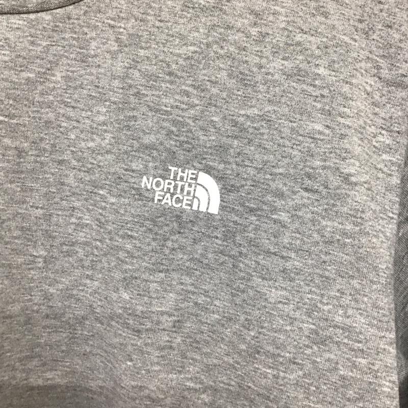 ザノースフェイス THE NORTH FACE Tシャツ 半袖 ntw32144 ショートスリーブバックスクエアロゴティー プリントTシャツ XL ロゴ、文字 灰 / グレー /  メンズ USED 古着 中古 10150108