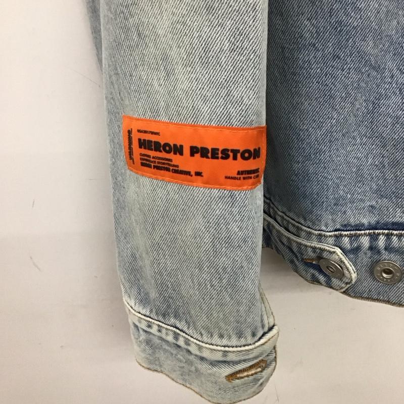 ヘロンプレストン HERON PRESTON ジャケット、上着 ジャケット、ブレザー デニムジャケット Gジャン アウター カジュアルジャケット M 無地 インディゴ / インディゴ /  メンズ USED 古着 中古 10140899