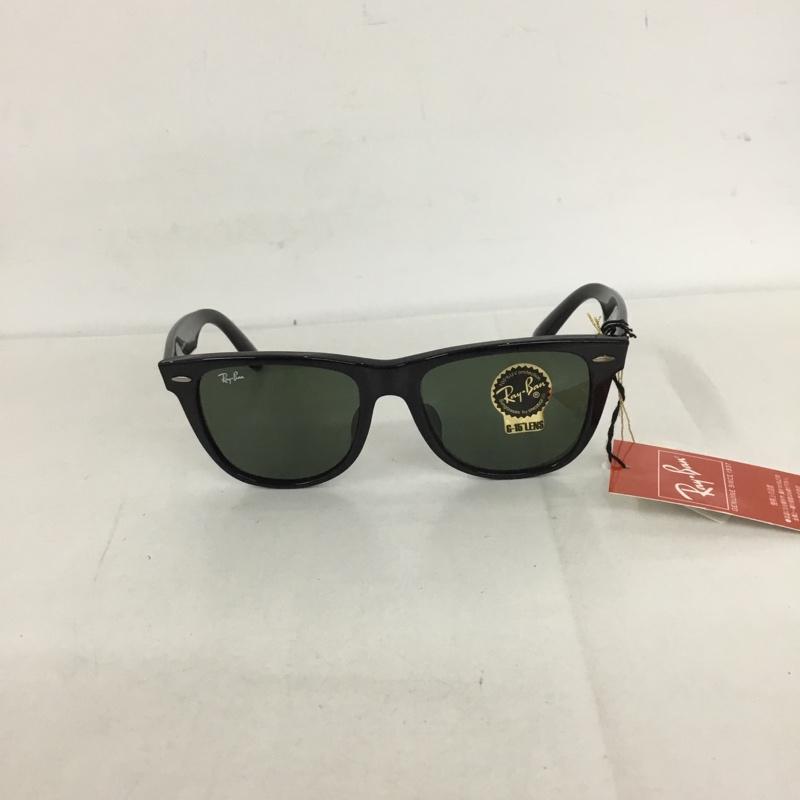 レイバン Ray-Ban めがね・サングラス サングラス RB2140-F WAYFARER カラーレンズ ケース付き ロゴ、文字 黒 / ブラック /  メンズ USED 古着 中古 10129407
