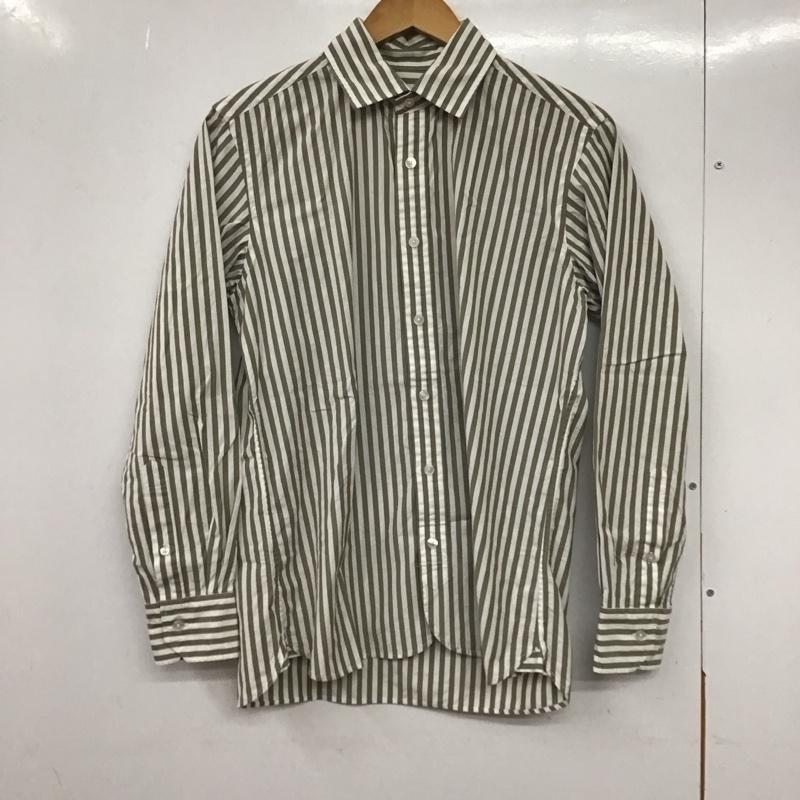 マッキントッシュフィロソフィー MACKINTOSH PHILOSOPH シャツ、ブラウス 長袖 長袖シャツ ストライプシャツ カラーシャツ 38 ストライプ 白 / ホワイト / X マルチカラー / マルチカラー /  メンズ USED 古着 中古 10132904