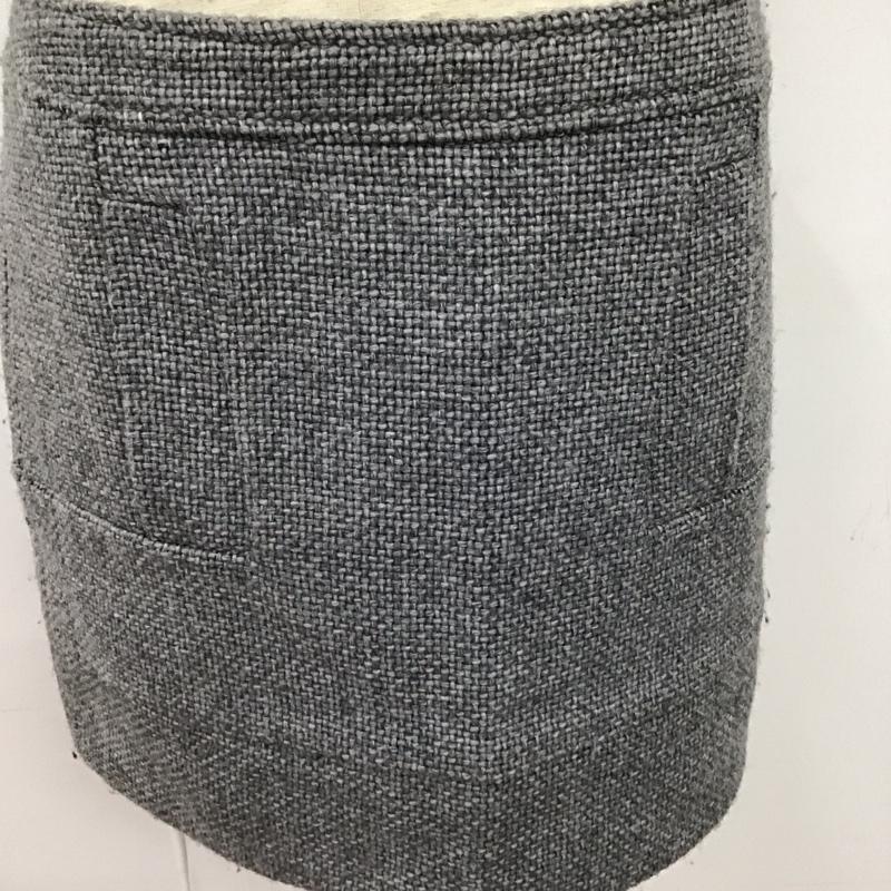 シーバイクロエ SEE BY CHLOE スカート ミニスカート ミニスカート タイトスカート ジップアップ 38 無地 灰 / グレー /  レディース USED 古着 中古 10125164