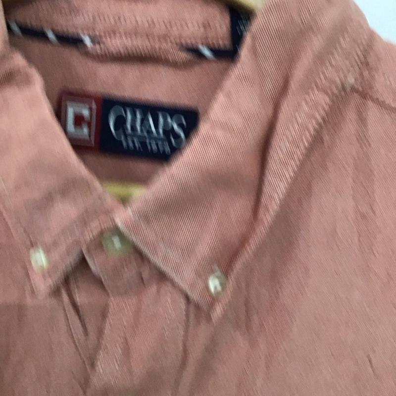 チャップス CHAPS シャツ、ブラウス 長袖 L 無地 桃 / ピンク /  レディース USED 古着 中古 10120196
