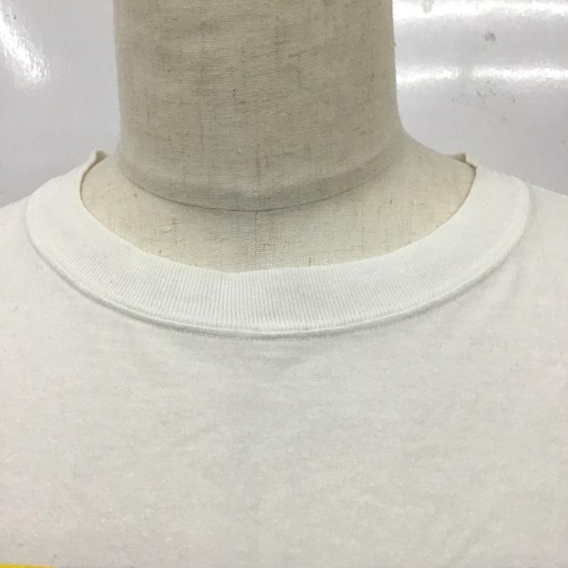 バンズ VANS カットソー 長袖 長袖カットソー クルーネックカットソー ロングスリーブカットソー プリントTシャツ XL プリント 白 / ホワイト /  メンズ USED 古着 中古 10115326