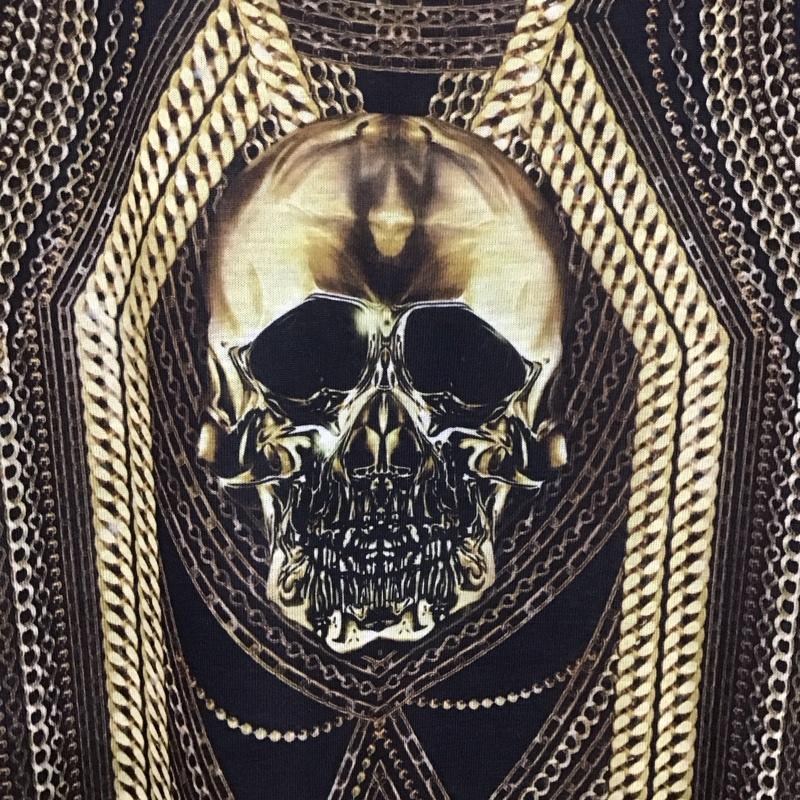 ザラ ZARA Tシャツ 半袖 半袖カットソー プリントTシャツ クルーネックカットソー L プリント マルチカラー / マルチカラー /  メンズ USED 古着 中古 10131129