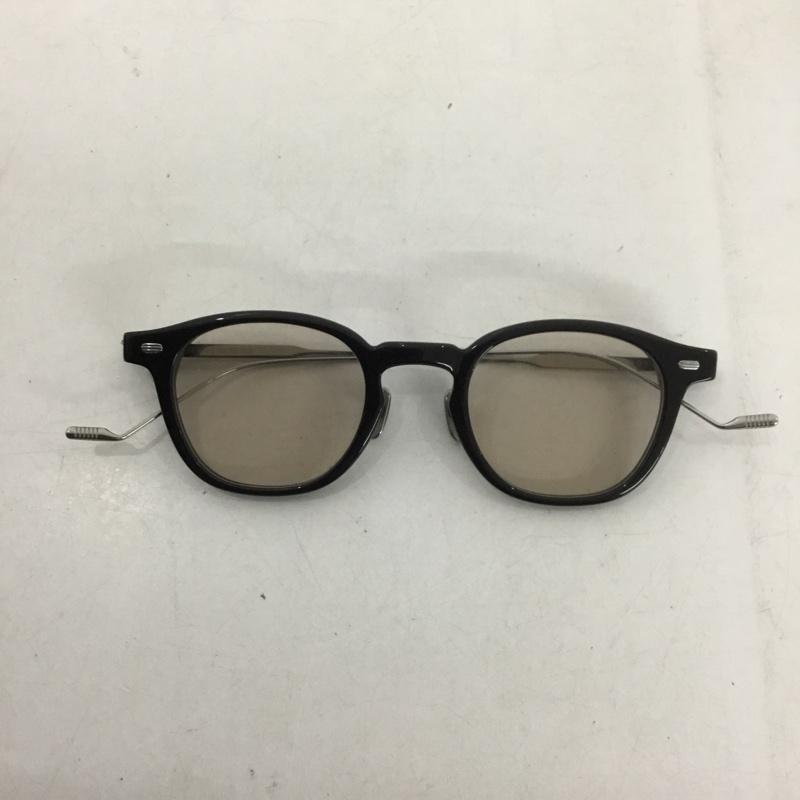 ジェントルモンスター GENTLE MONSTER めがね・サングラス サングラス EDDY カラーレンズ ロゴ、文字 黒 / ブラック / X 銀 / シルバー /  メンズ USED 古着 中古 10142810