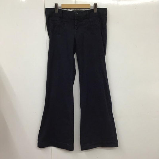 アバクロンビーアンドフィッチ ABERCROMBIE&FITCH パンツ チノパン ストレッチ 4 ワンポイント 紺 / ネイビー /  レディース USED 古着 中古 10112952
