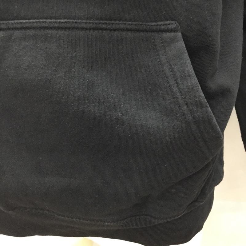 ステューシー STUSSY パーカー 長袖 フーディ S ロゴ、文字 黒 / ブラック /  メンズ USED 古着 中古 10113429