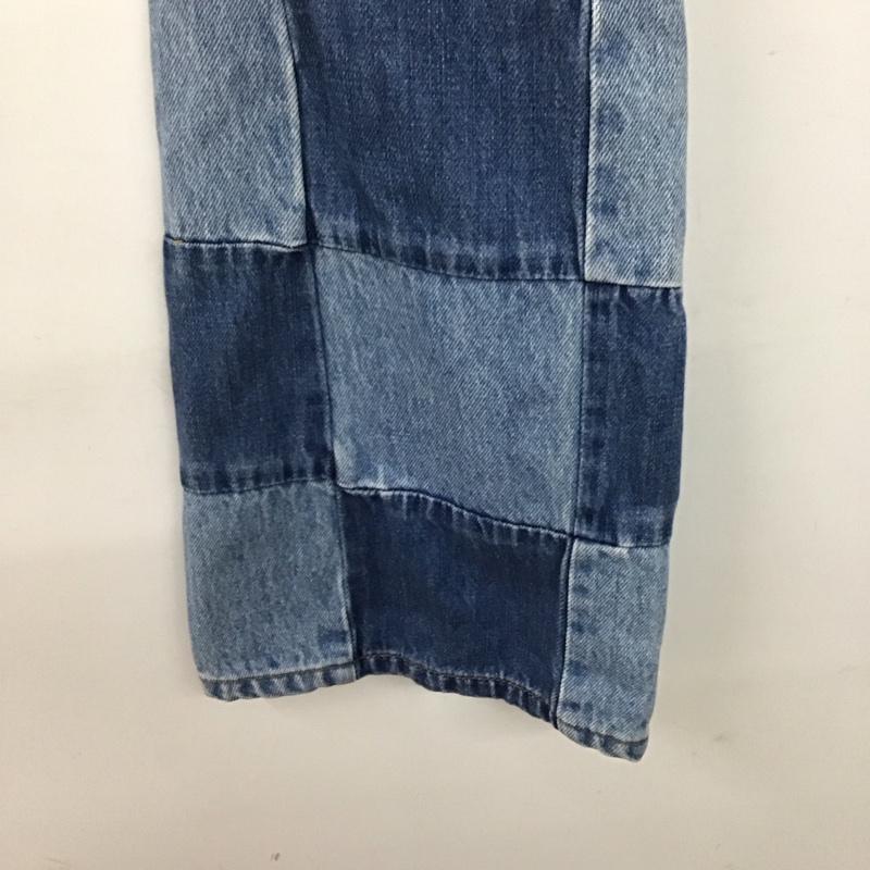 ジュエティ jouetie パンツ デニム、ジーンズ 082122400201-01 チェッカーパターンデニム M 無地 マルチカラー / マルチカラー /  レディース USED 古着 中古 10140909