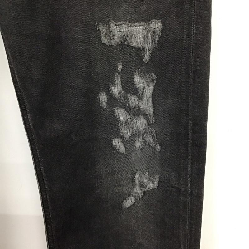 ディーゼル DIESEL パンツ デニム、ジーンズ デニムパンツ スリムパンツ ストレッチパンツ ジーンズ 34 無地 黒 / ブラック /  メンズ USED 古着 中古 10115620