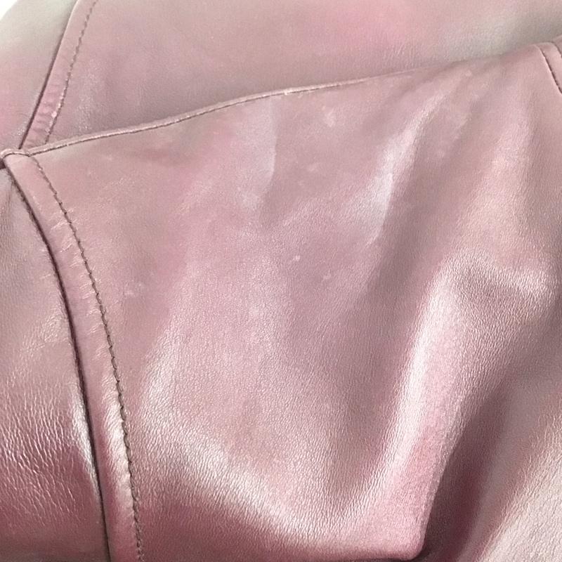 ポールスミス Paul Smith ジャケット、上着 ジャケット、ブレザー ジップアップジャケット レザージャケット アウター L 無地 えんじ / ワインレッド /  メンズ USED 古着 中古 10147021