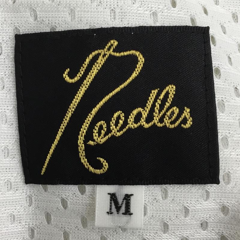 ニードルス Needles パンツ ワークパンツ、ペインターパンツ NEEDLES ジップド トラックパンツ ジャージ 23SS MR289 M 刺繍 白 / ホワイト / X 紫 / パープル /  メンズ USED 古着 中古 10115041