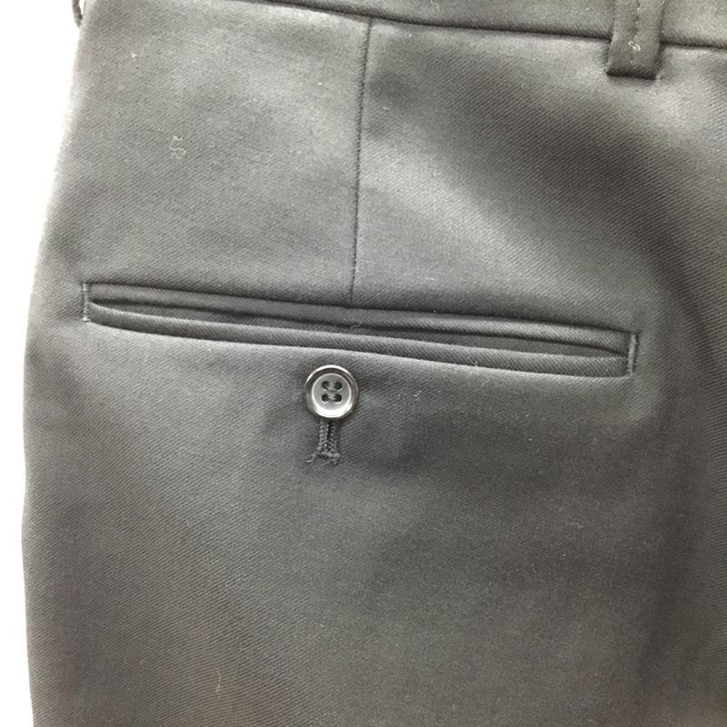 エヌハリウッド N.HOOLYWOOD パンツ スラックス 807peg スラックス スリムパンツ カジュアルパンツ 36 無地 黒 / ブラック /  メンズ USED 古着 中古 10115745