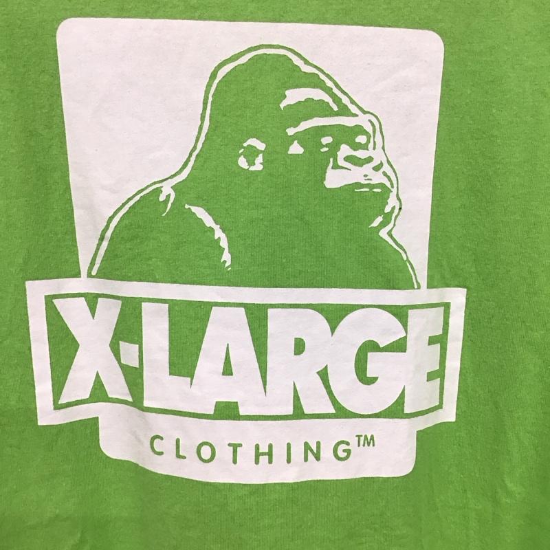 エクストララージ XLARGE Tシャツ 半袖 01191133 S/S TEE OG S プリント 黄緑 / イエローグリーン /  メンズ USED 古着 中古 10132030