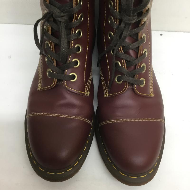 ドクターマーチン Dr.Martens ブーツ 一般 CAPPERS 8ホールブーツ US：11 ロゴ、文字 ボルドー / ボルドー /  メンズ USED 古着 中古 10108140