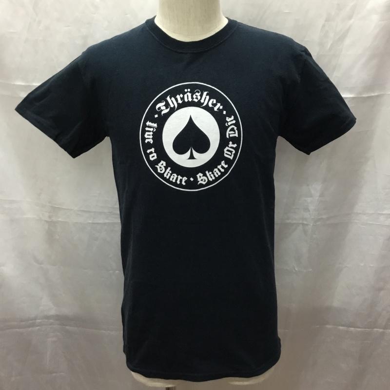 スラッシャー THRASHER Tシャツ 半袖 S プリント 黒 / ブラック /  メンズ USED 古着 中古 10112742