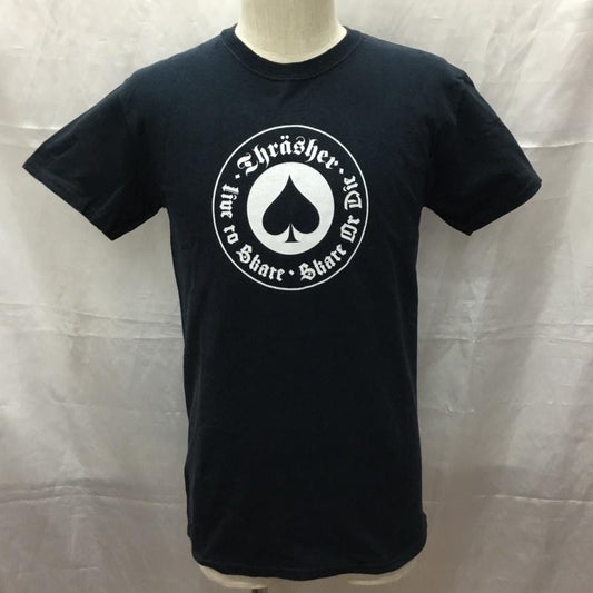 スラッシャー THRASHER Tシャツ 半袖 S プリント 黒 / ブラック /  メンズ USED 古着 中古 10112742