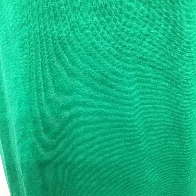 チャンピオン Champion Tシャツ 半袖 半袖カットソー プリントTシャツ クルーネックカットソー L ロゴ、文字 緑 / グリーン /  メンズ USED 古着 中古 10126194